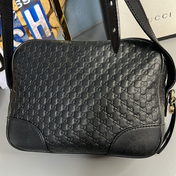 GUCCI Soft Microguccissima Mini Bree Messenger Bag - Picture 6 of 10